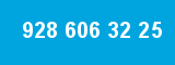 928 606 32 25 928 606 32 25
